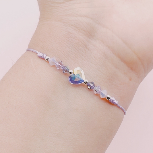Pulsera Fairy Tale Corazón Tornasol - Plata 925