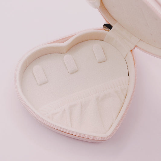 Joyero Corazón Rosa Damasco