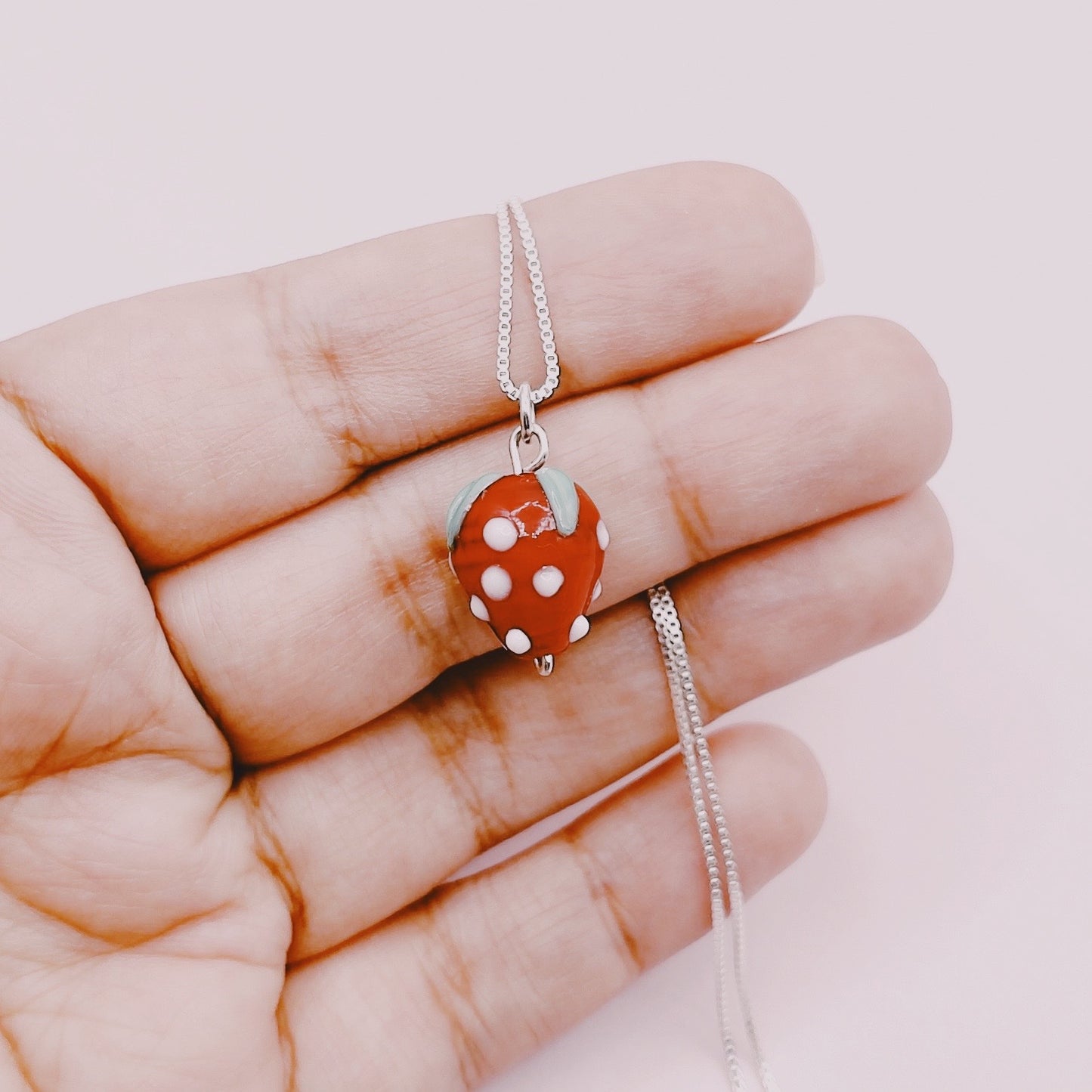 Cadena Frutilla - Plata 925