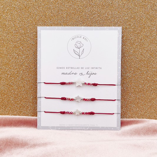 MADRE & HIJ@/S Pulseras Detentes Protectoras- Plata 925