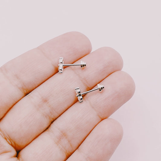 Aros Dúo Circones Tope - Plata 925