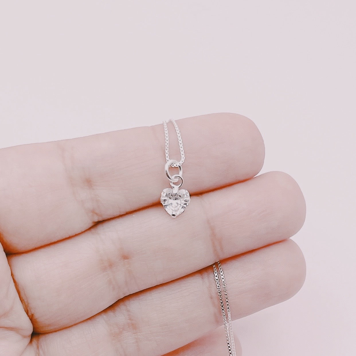 Cadena Punto Luz Circón Clear - Plata 925