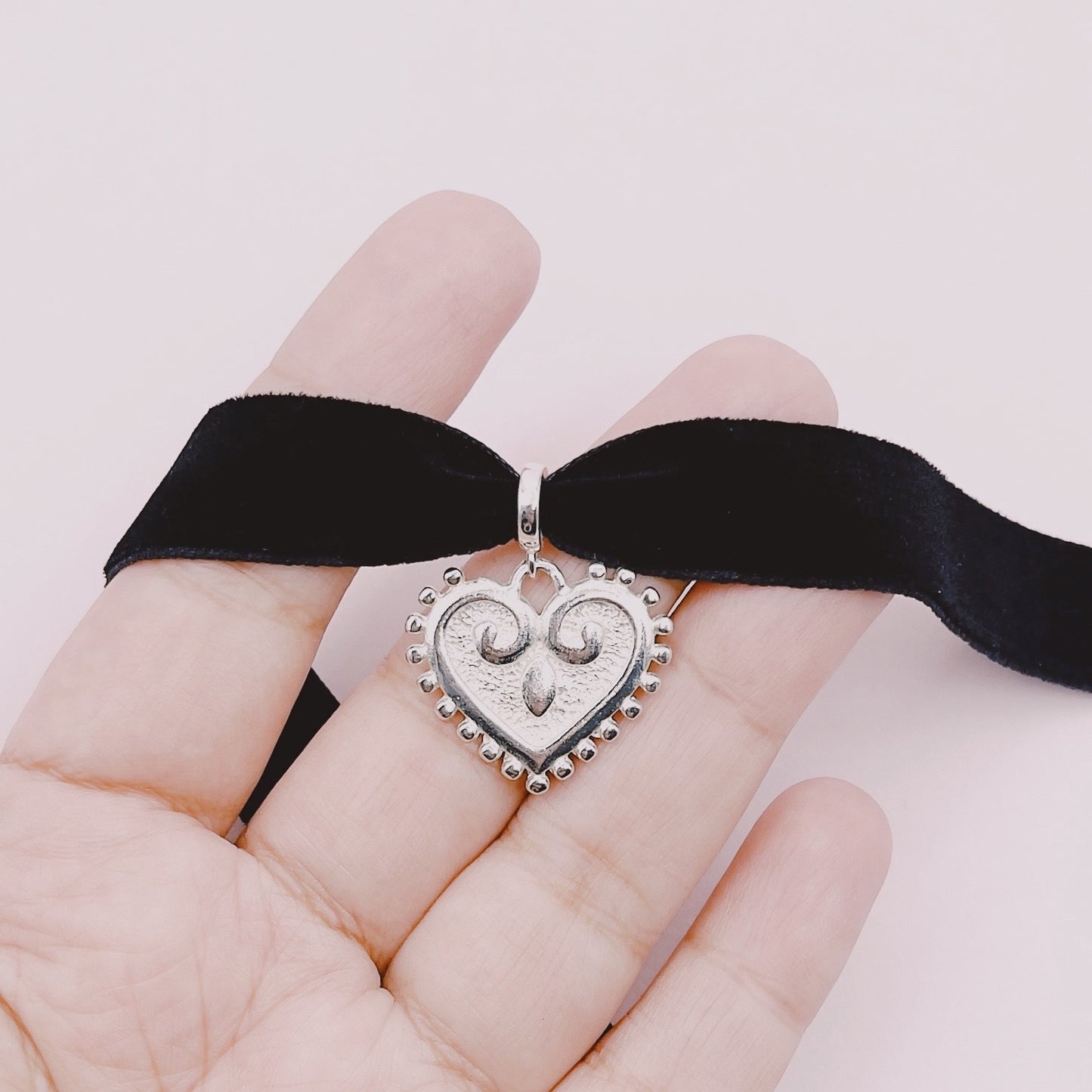 Gargantilla Corazón Diseño - Plata 925