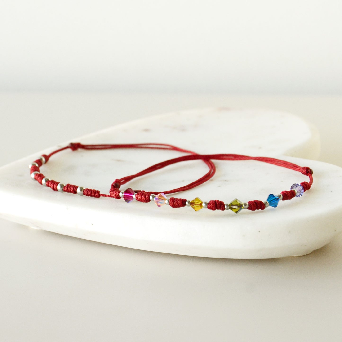 Pulsera 7 Nudos Detente Roja - A Elección