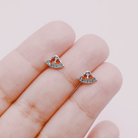 Aros Frutales Sandía Circones - Plata 925