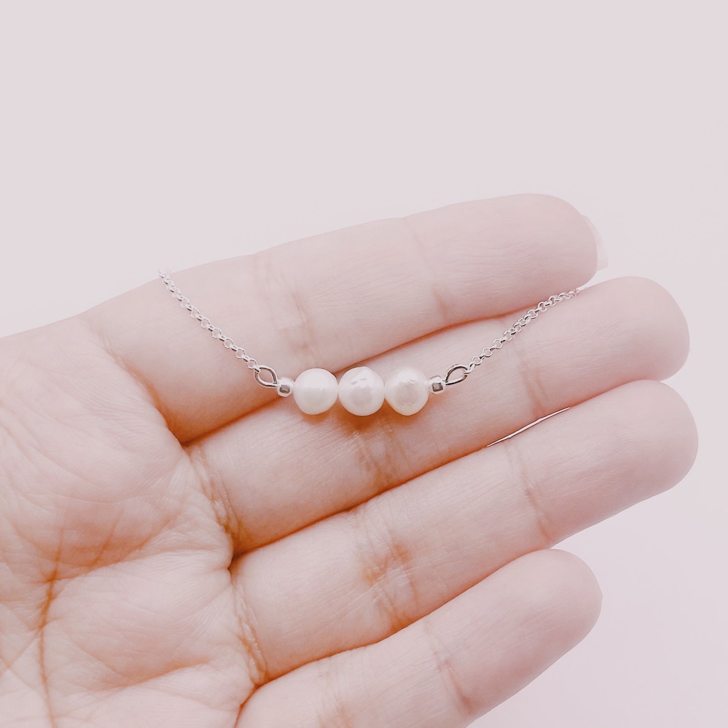 Tobillera Perlas Río - Plata 925