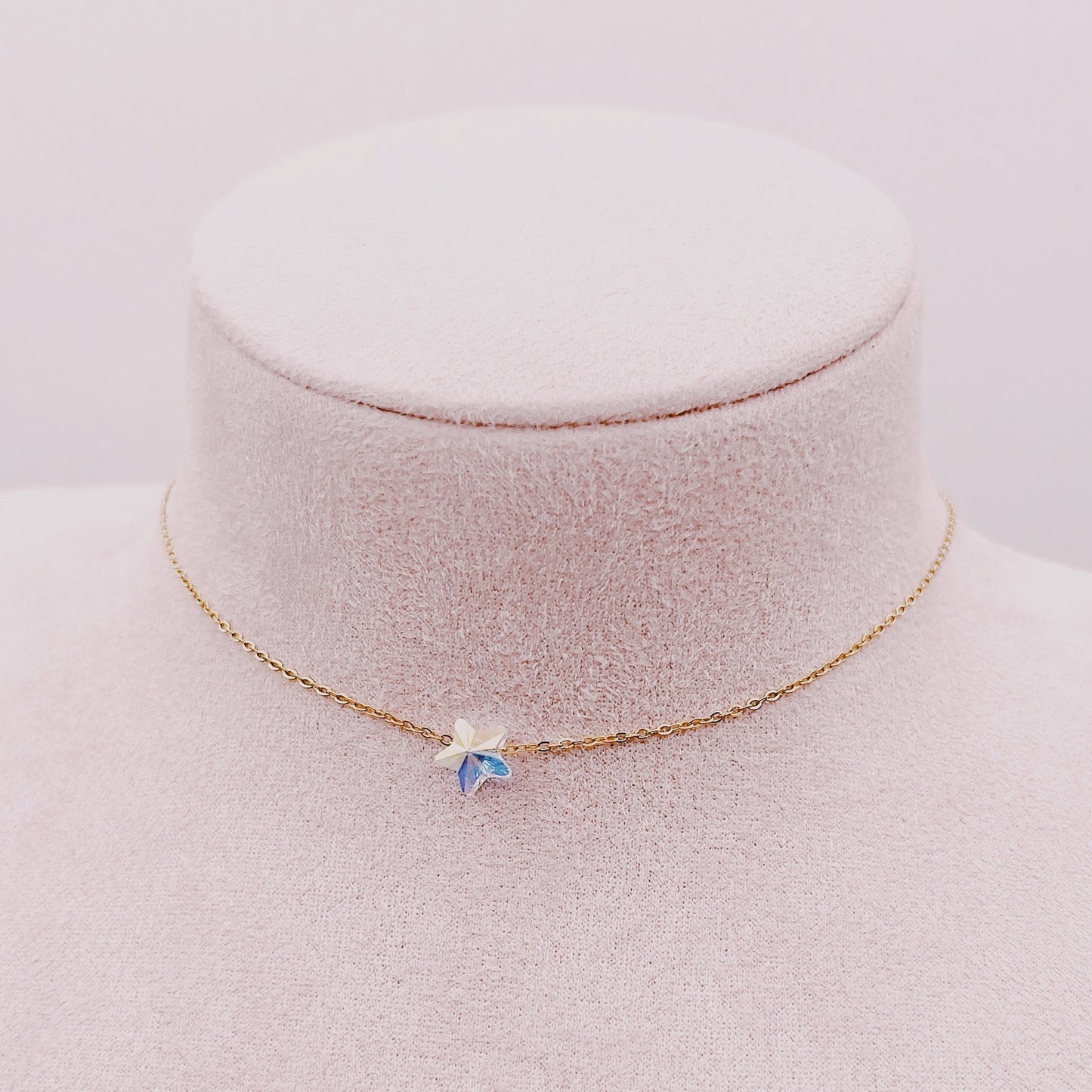 Collar Corto Cristal Estrella - A Elección