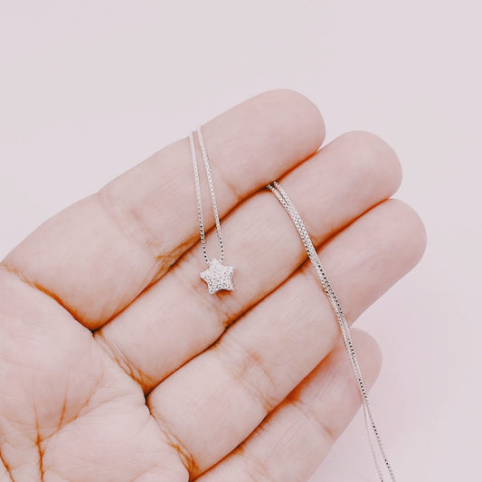 Cadena Mini Estrella Circones - Plata 925