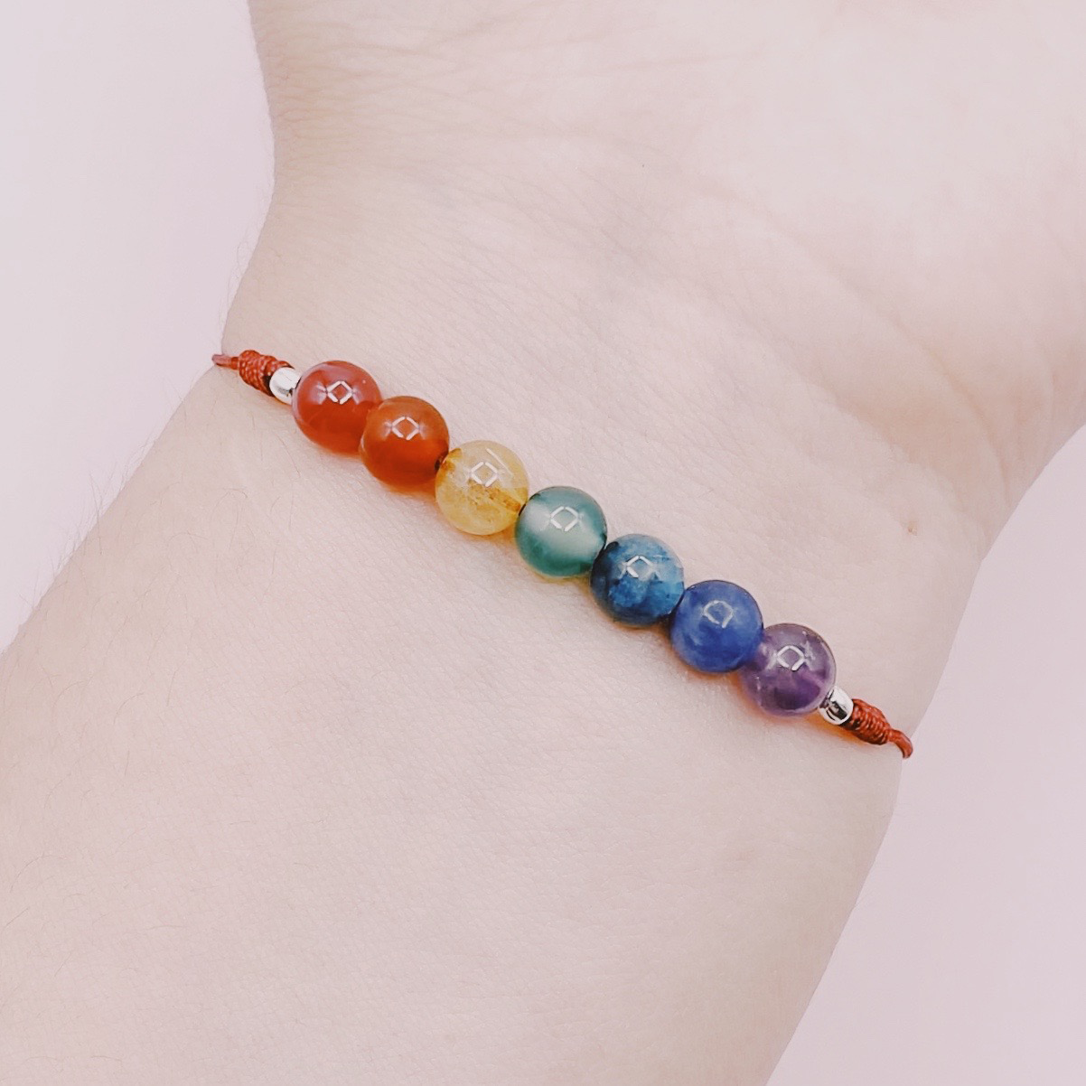 Pulsera Detente 7 Chakras - Plata 925