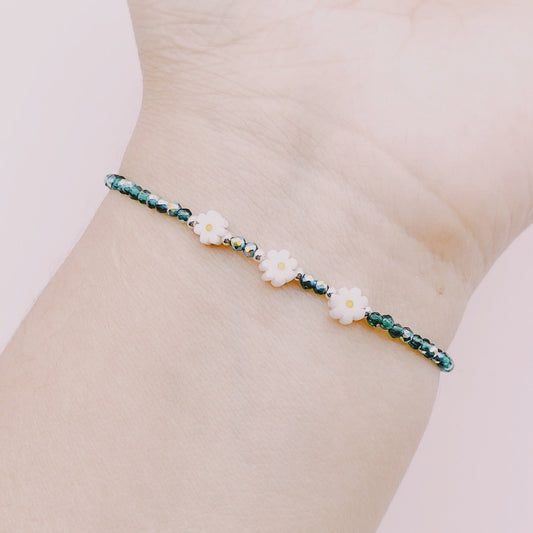 Pulsera Flores en el Jardín de mi Corazón - Plata 925