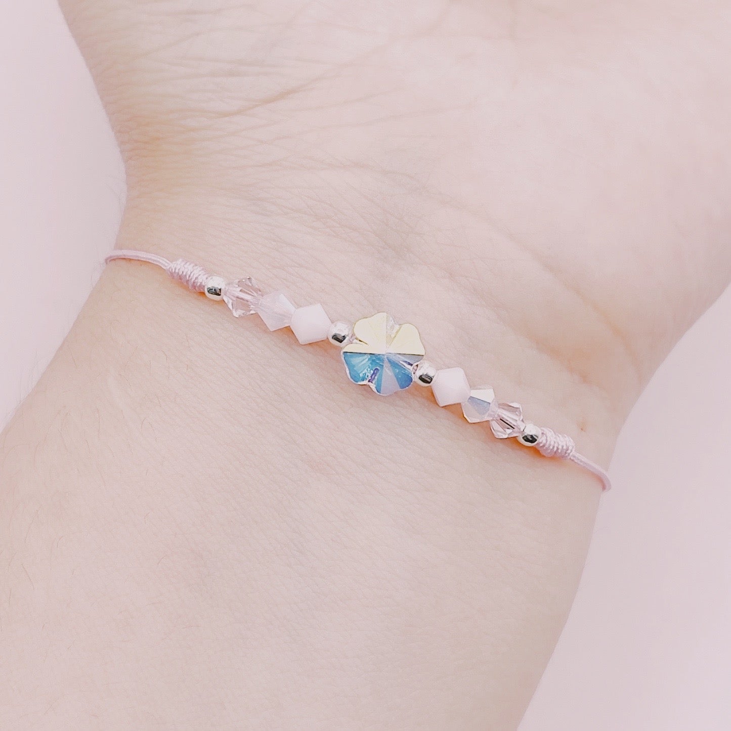 Pulsera Fairy Tale Trébol Tornasol - Plata 925