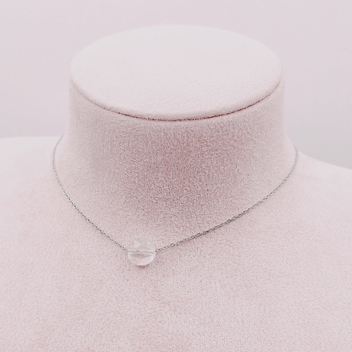 Collar Corto Cuarzo Cristal - A Elección