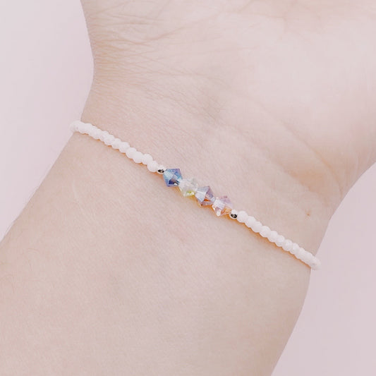 Pulsera Ho'oponopono Cristales - Plata 925