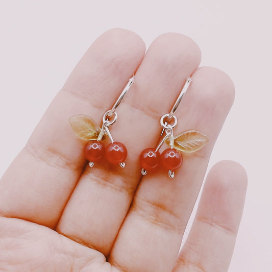 Aros Cherry Clásicos - Plata 925