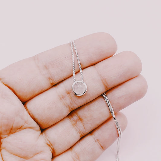 Cadena Punto Luz Piedra a Elección - Plata 925