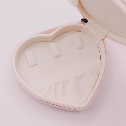 Joyero Corazón Rosa Damasco