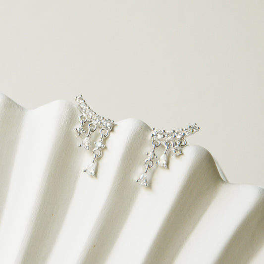 Aros Diseño Colgantes Circones - Plata 925
