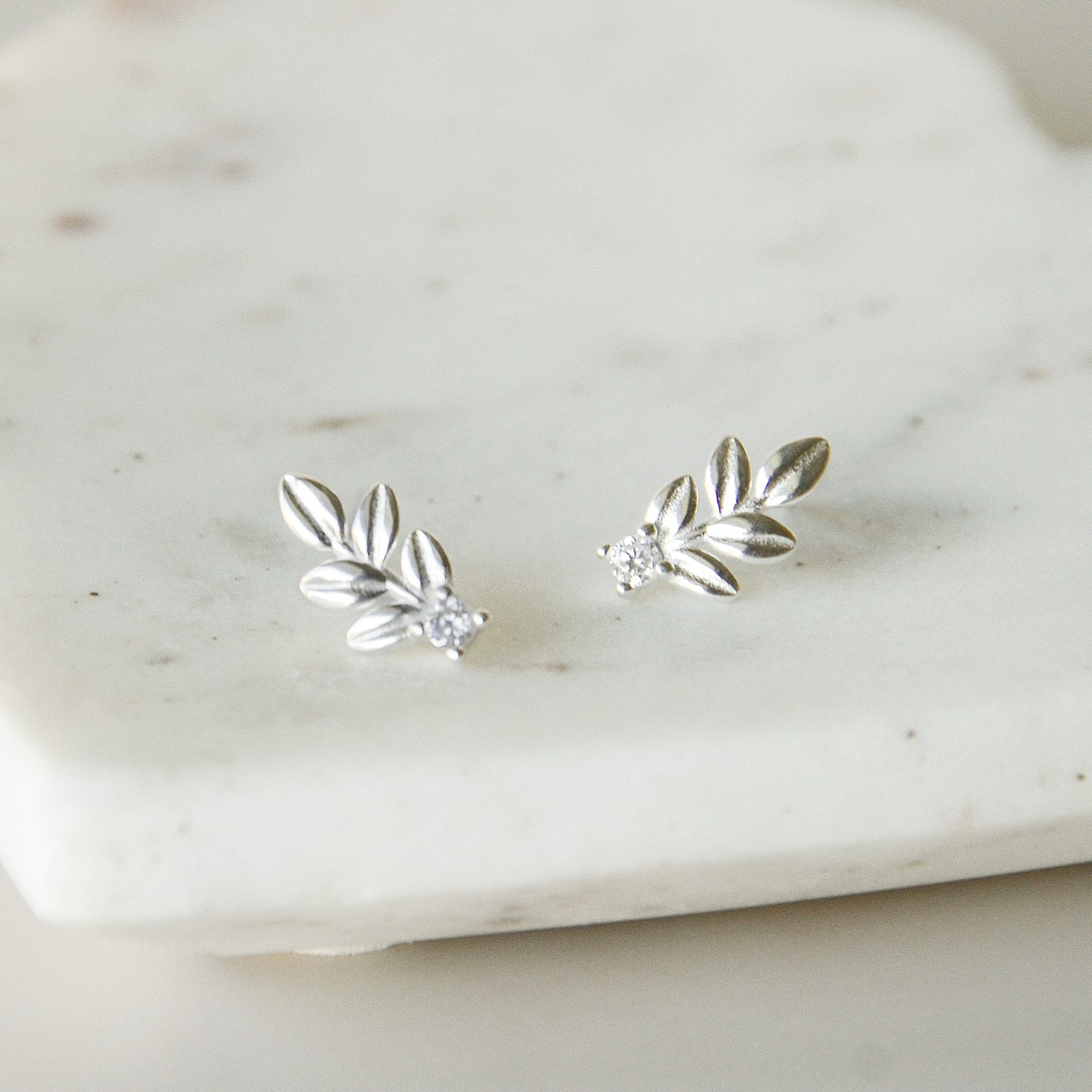 Aros Ramitas Circones - Plata 925