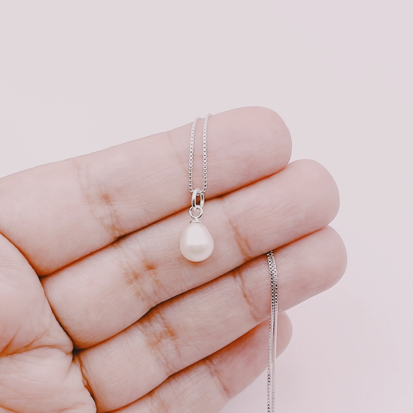 Cadena Perla Cultivada - Plata 925