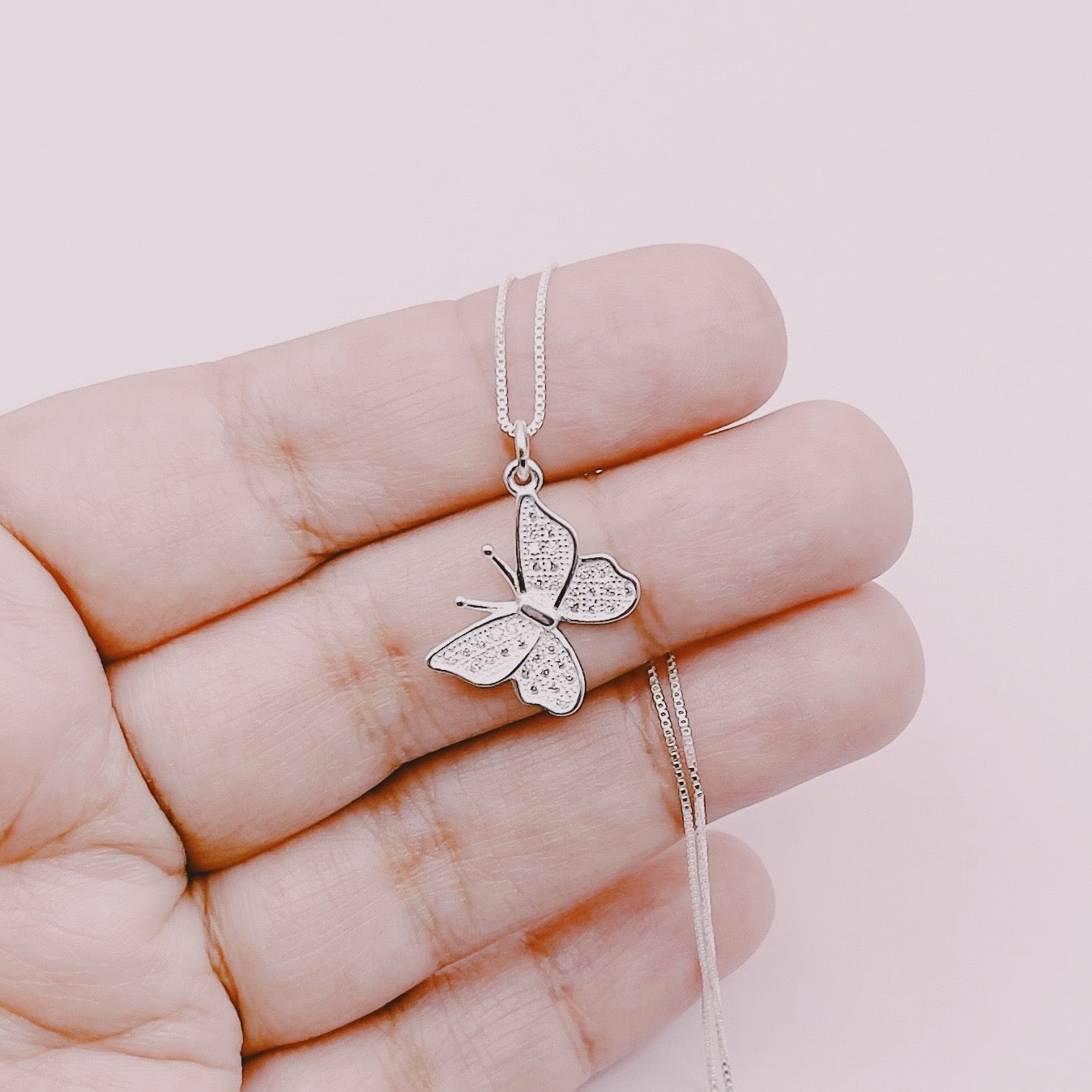 Cadena Mariposa Circones - Plata 925