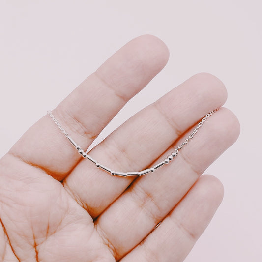 Cadena Morse Personalizable - Plata 925