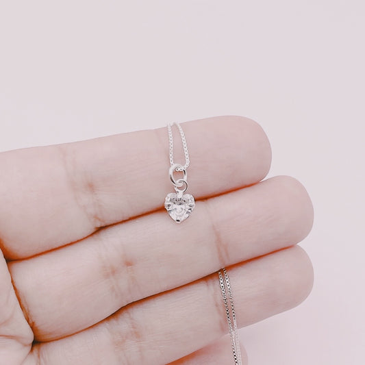 Cadena Punto Luz Circón Clear - Plata 925