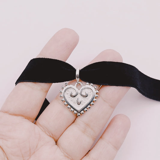 Gargantilla Corazón Diseño - Plata 925