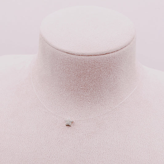 Collar Invisible - Estrellita Circones - Plata 925