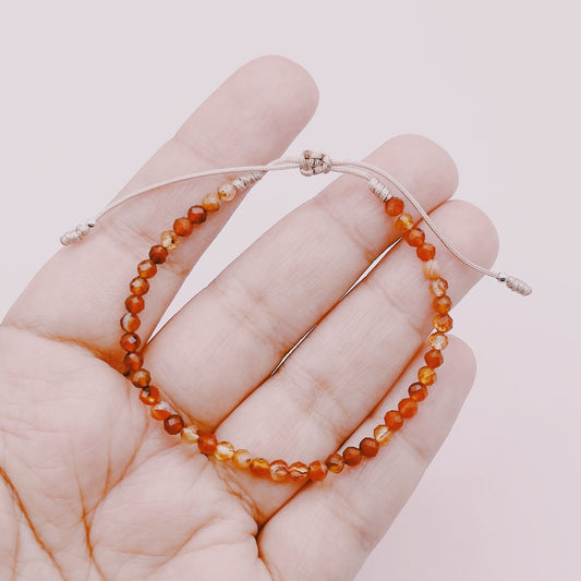 Pulsera Cornalinas Naturales Premium