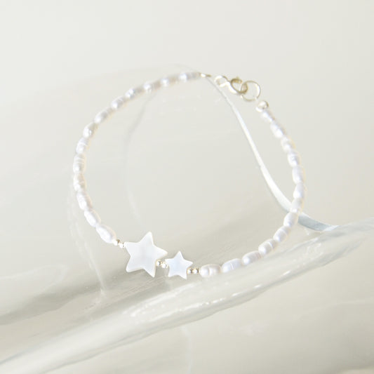 Pulsera Madre & Hijos Perlas - Plata 925