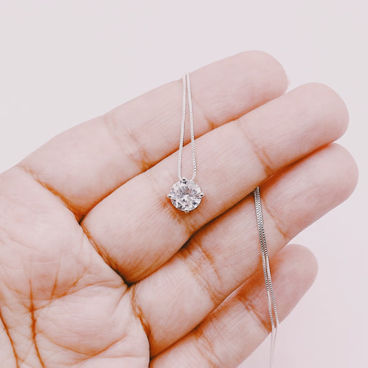 Cadena Punto Luz Circón - Plata 925