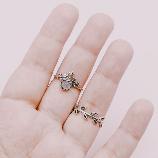 Anillos Flora a Elección - Plata 925