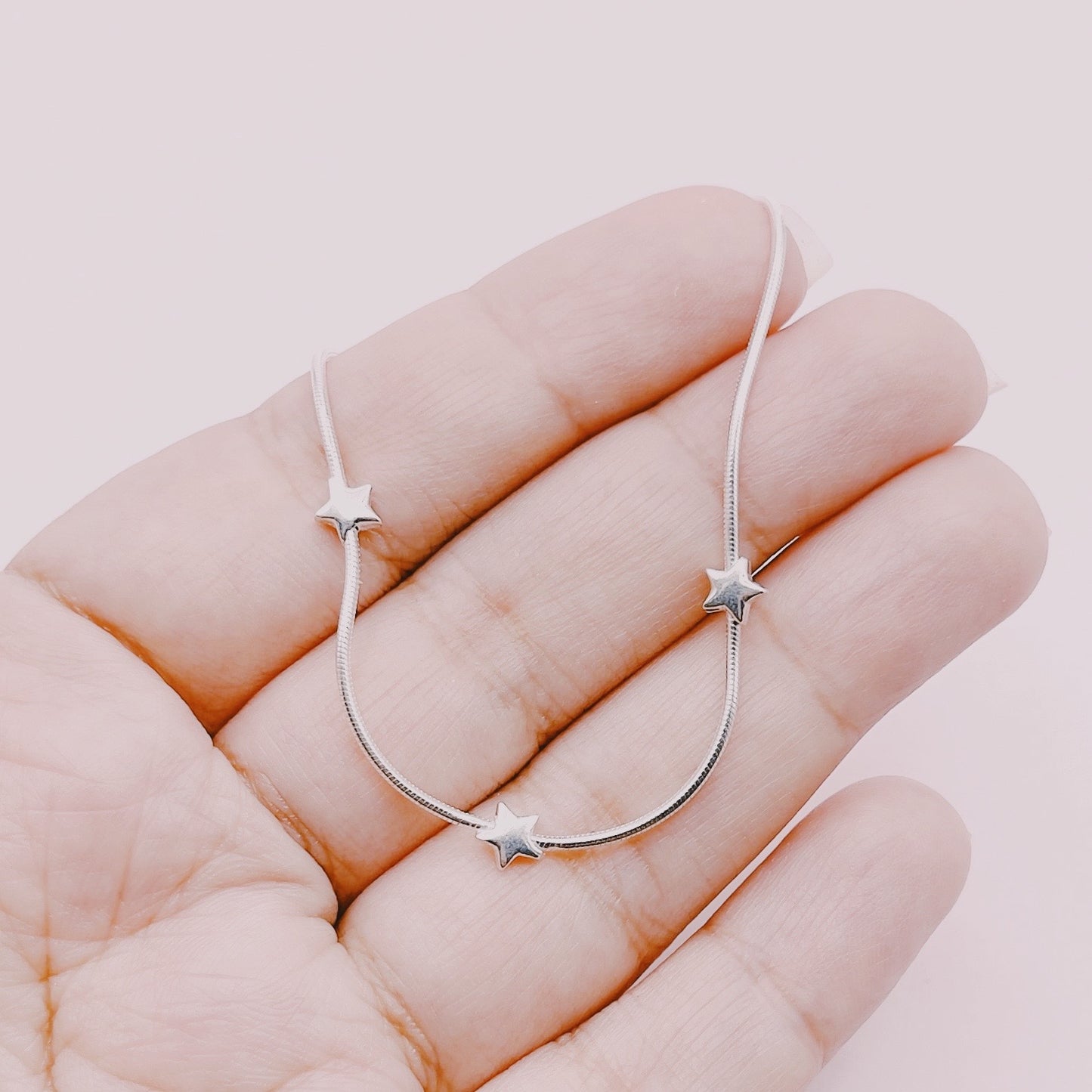 Pulsera Trío Estrellas - Plata 925