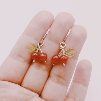 Aros Cherry Clásicos - Plata 925